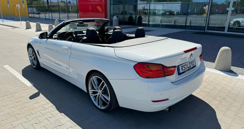 BMW Seria 4 cena 95000 przebieg: 152500, rok produkcji 2015 z Kleszczele małe 352